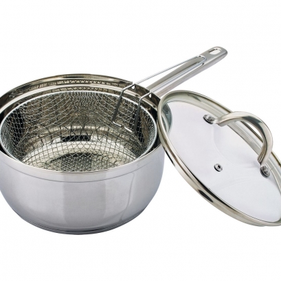 22cm Stainless Steel Chip Pan